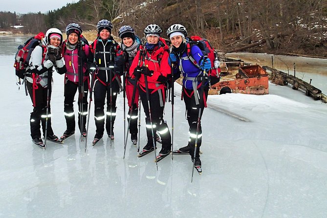 A Day on the Ice in Stockholm - Equipment fitting and safety on natural ice