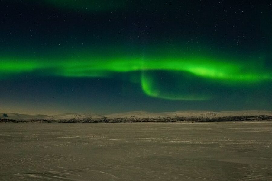 Abisko: Aurora Snowshoeing - Pickup from Abisko and Björkliden
