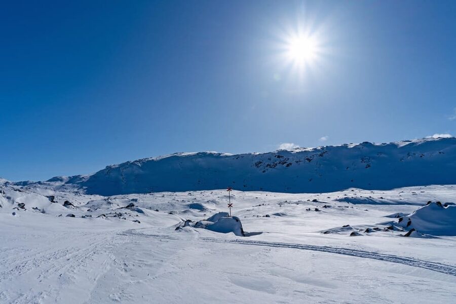 Abisko: Great Outback Snowmobile Tour with Lake Abiskojaure - Four hours beyond Abisko village