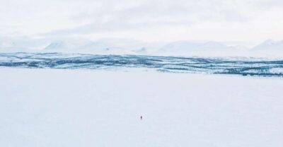 Lake Torneträsk Arctic Ice Fishing Trip