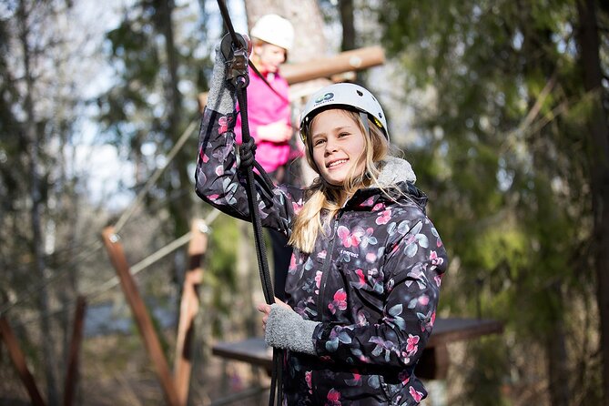 Adventure parc - From Uppsala to Fjällnora’s tree course