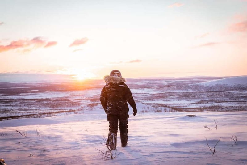 Arctic Dream - Snowmobile Safari to Lapland Viewpoint - From Kiruna hotels to the Arctic trails