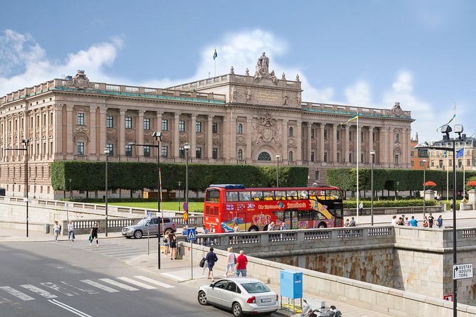 City Sightseeing Stockholm Hop-On Hop-Off Bus - Stop 1 to Stop 4: Opera, palace, Old Town, and gardens
