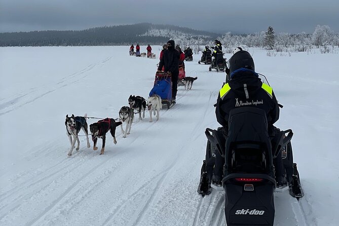 Day tour with snowmobile in Kiruna 10:30 am - The Swedish fika break in the snow