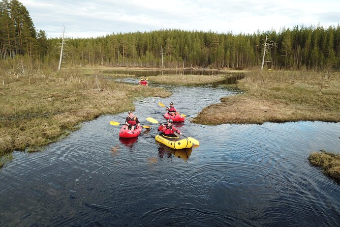 Family Packraft tour in Sälen - Returning to the meeting point around 3 PM