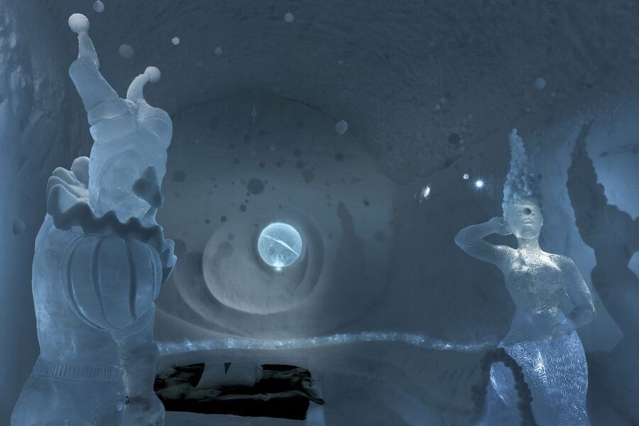 From Abisko: Explore the Icehotel - The long ride from Abisko to Jukkasjärvi