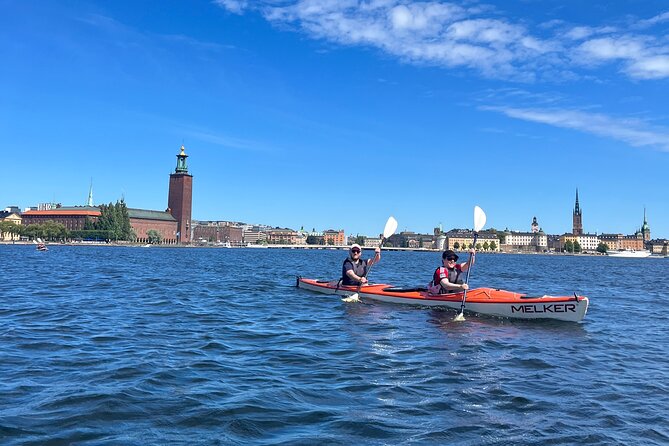 Guided Kayak Tour in Central Stockholm - From Karlbergs Strand to the Water