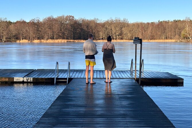 Icebathing and Sauna, Forest Hike and Fireplace Lunch - Private - Fika Beside the Lake