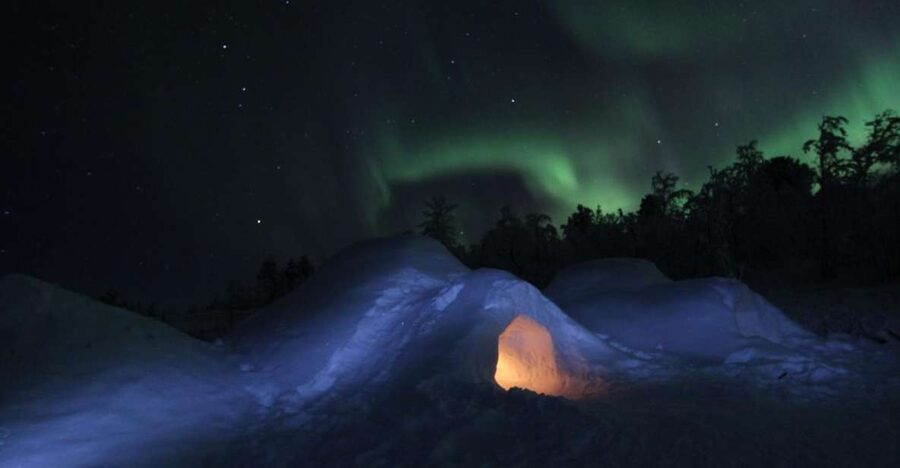 Kiruna: Build your own igloo overnight Tour - The 2:15 PM pickup from Kiruna
