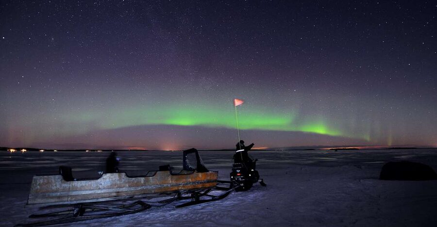 Luleå : Northern Lights Tour on a Snowmobile drawn Sled - Key points to know before booking