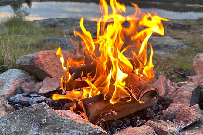 Midnight Sun and Campfire - National Park evening hike Stockholm - Easy trails through Tyresta’s old forest