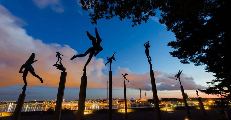 Millesgården Museum: sculpture park and art galllery - Starting with the sculpture terraces