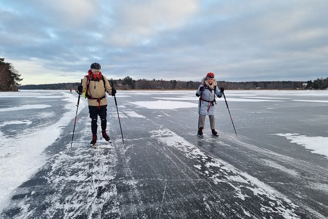 Nordic Ice Skating on a Frozen Lake in Stockholm - Meeting at Centralplan 15 at 9:00 am