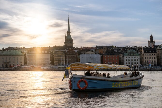Open Electric Boat Ride in Stockholm with Live-Guide - Key points to know before you book