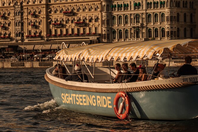 Open Electric Boat Ride in Stockholm with Live-Guide - The Royal Palace and Stockholm’s central waterfront