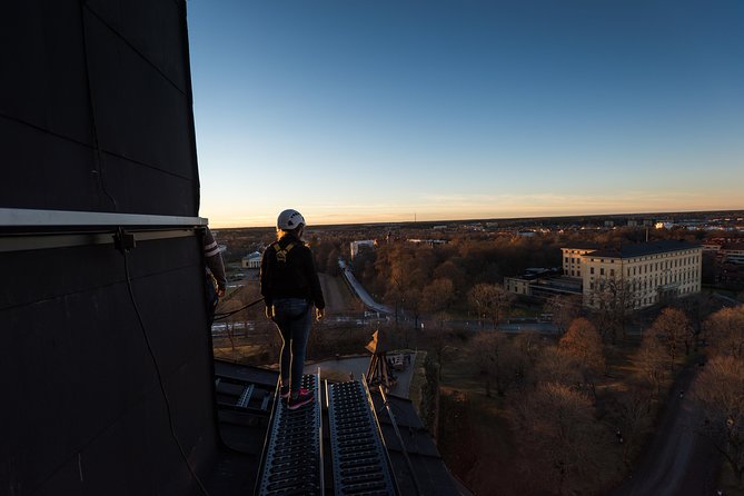 Roofwalking on the worlds greatest pink castle! - Climbing Uppsala Castle’s north tower