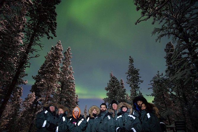 Snowmobile Aurora Expedition with dinner - Dinner beside the open fire