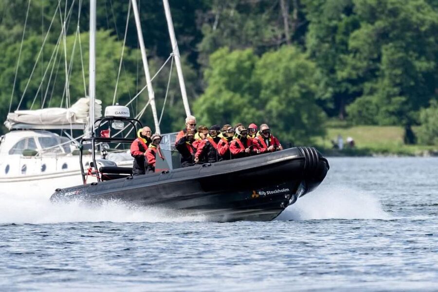 Stockholm: 2-Hour RIB Speed Boat Tour of the Archipelago - Picking up speed toward Nacka