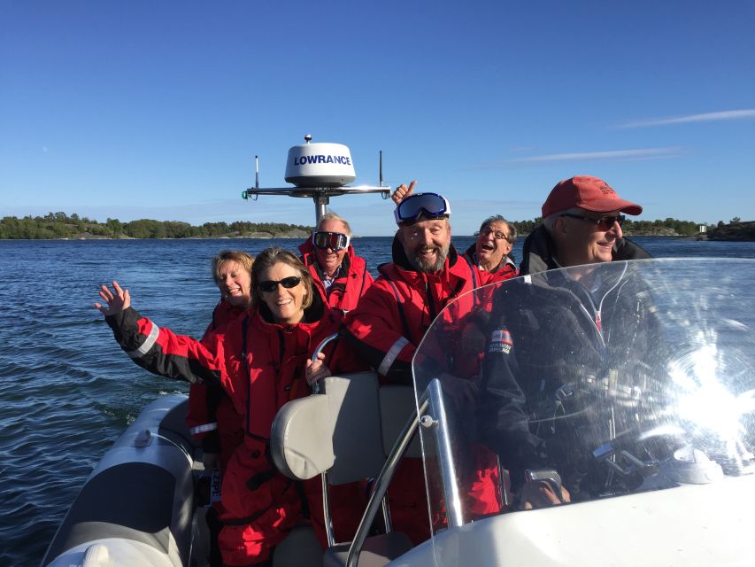 Stockholm Archipelago RIB Speed Boat Tour with Swedish Fika - The RIB finds its speed