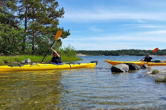 Stockholm Archipelago Tour by Kayak - Fika on the water, then an island lunch