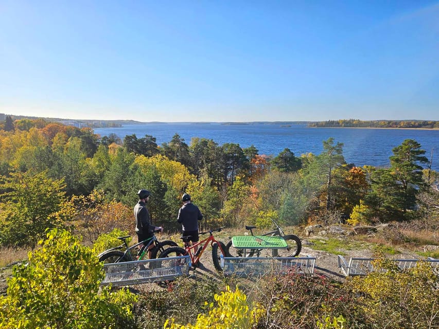 Stockholm: Fat Bike Forest Adventure with Lunch and Sauna - A hot lunch at the forest café
