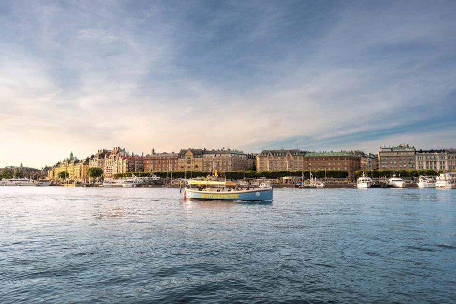 Stockholm: Guided City Sightseeing Open Electric Boat Tour - Key points to know before you book