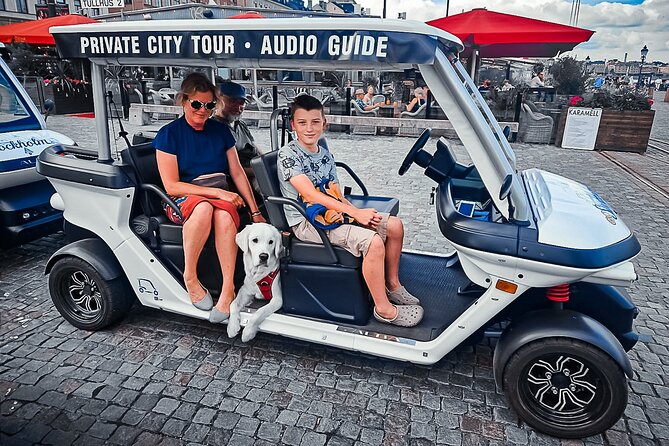 Stockholm Highlights: Private Golf Cart Tour - From Skeppsholmen to Strandvägen and Djurgården