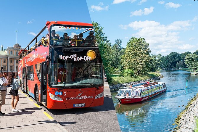 Stockholm Hop-On Hop-Off Bus & Boat Options - Fjällgatan and Medborgarplatsen