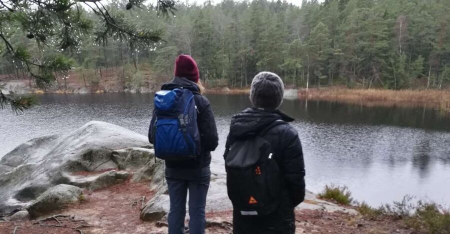 Stockholm: Nature Hike with Campfire Lunch - The campfire lunch around noon