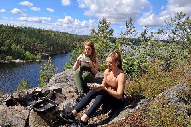 Stockholm: Nature Reserve Hiking Tour with Campfire Lunch - The second two-hour walk and the return to Slussen