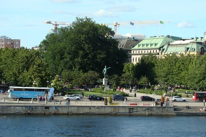 Stockholm Old Town and the Viking Museum, a Small Group Walking Tour - The Djurgårdsfärjan adds a practical city view