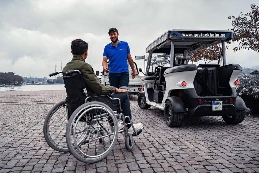 Stockholm Private Golf Cart Tours - Norrmalmstorg and the city center