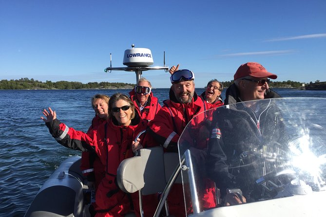 Stockholm RIB Speed Boat Tour - Rocky Islands and Pastel Fishing Villages