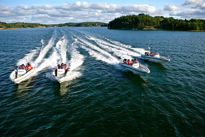 Stockholm RIB Speed Boat Tour - The Ride Gets Serious Near Fjäderholmarna