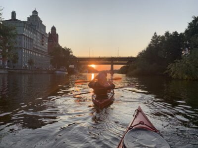 Sunset Kayak Tour in the City + Swedish Fika