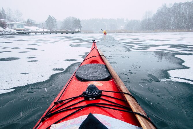 Stockholm: Winter Kayaking, Swedish Fika and hot Sauna Experience - Guides who keep the mood calm