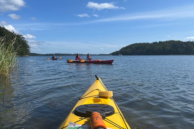 Sunset Kayak Tour in the Stockholm Archipelago + Swedish Fika - Paddling through the Stockholm Archipelago